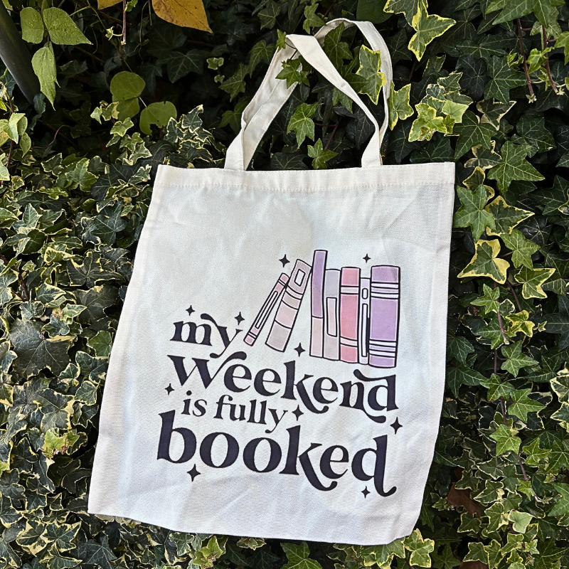 Einkaufstasche Tote Bag – My Weekend is Fully Booked Bookish Geschenk BookisLover Schweiz Einkaufstasche Tote Bag – My Weekend is Fully Booked Bookish Geschenk BookisLover Schweiz