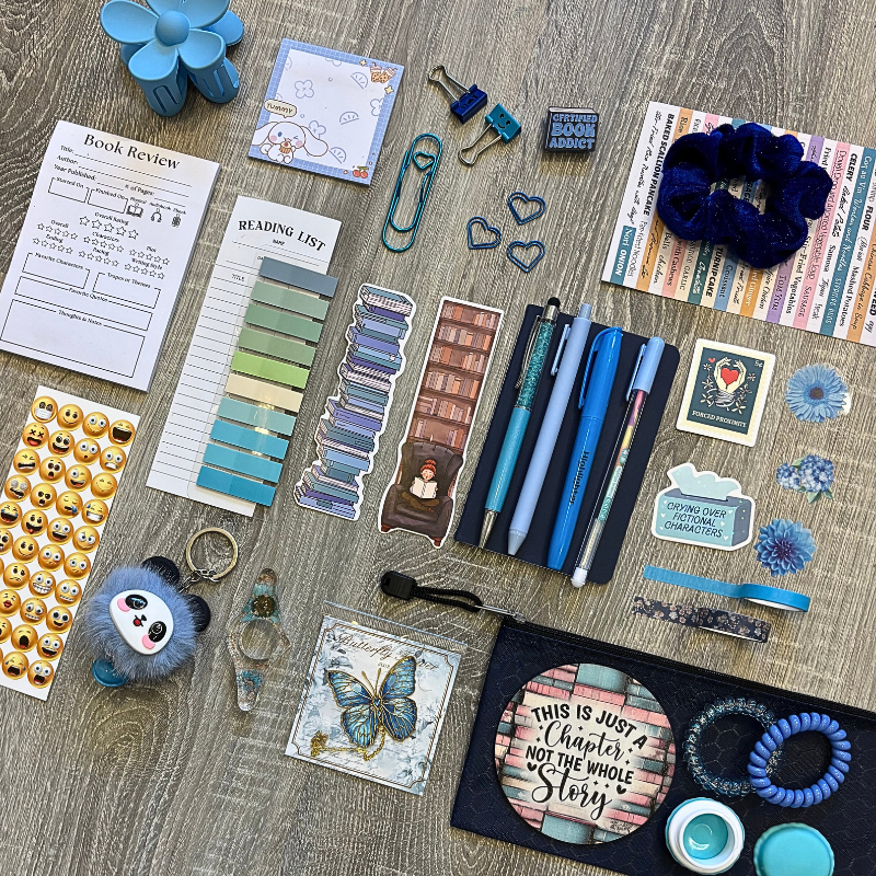 Delux Bundle Blau | 24 Artikel & 3 Geschenke | Bookish Lover Schweiz Delux Bundle Blau | 24 Artikel & 3 Geschenke | Bookish Lover Schweiz